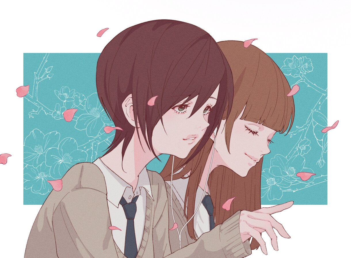 イラスト・アイコンを制作します 可愛い女の子を得意としています イメージ5