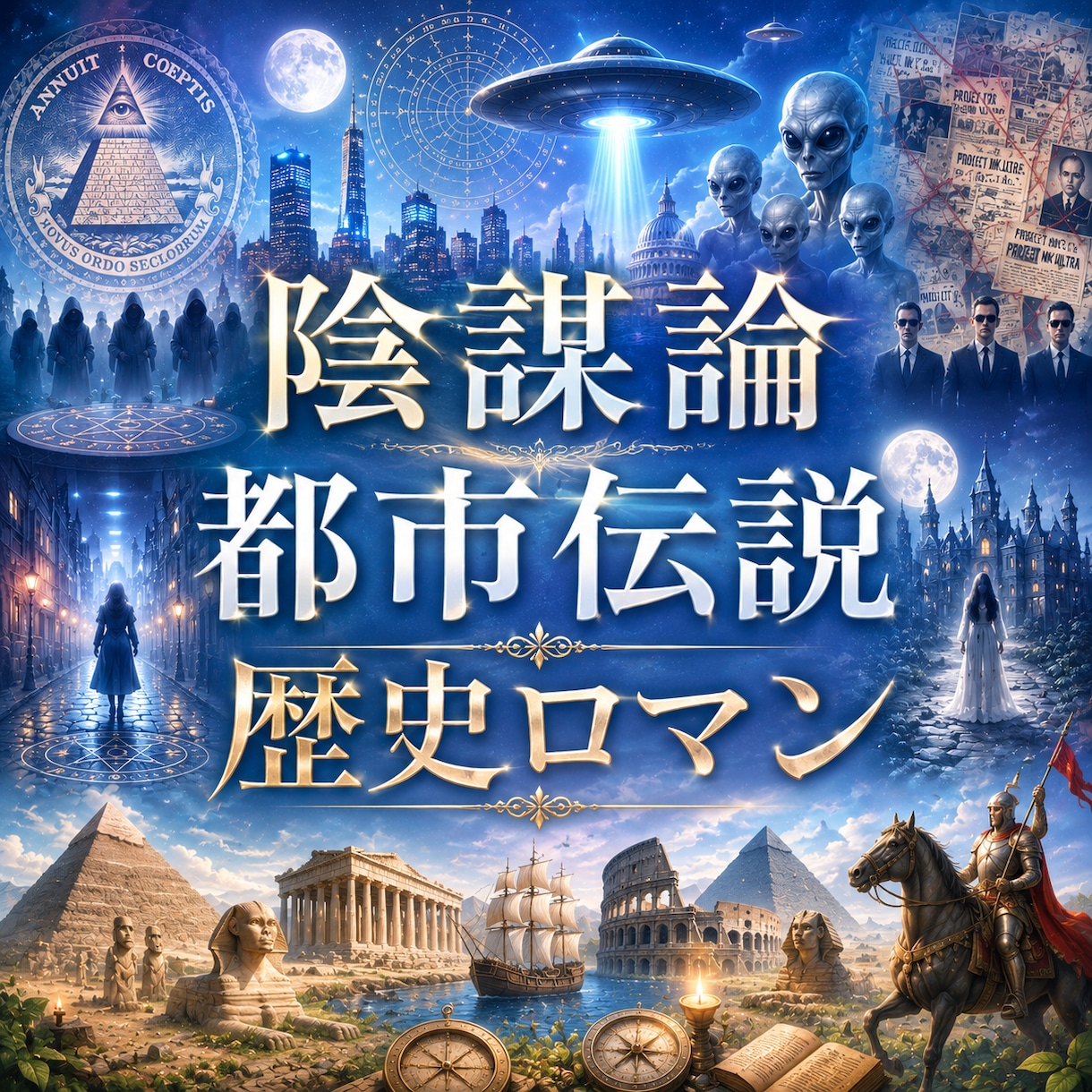 陰謀論？都市伝説？歴史ロマンのお話しお聴きします 否定ゼロで共感✨周りに言えない不思議な話を語り尽くそう♪ イメージ1