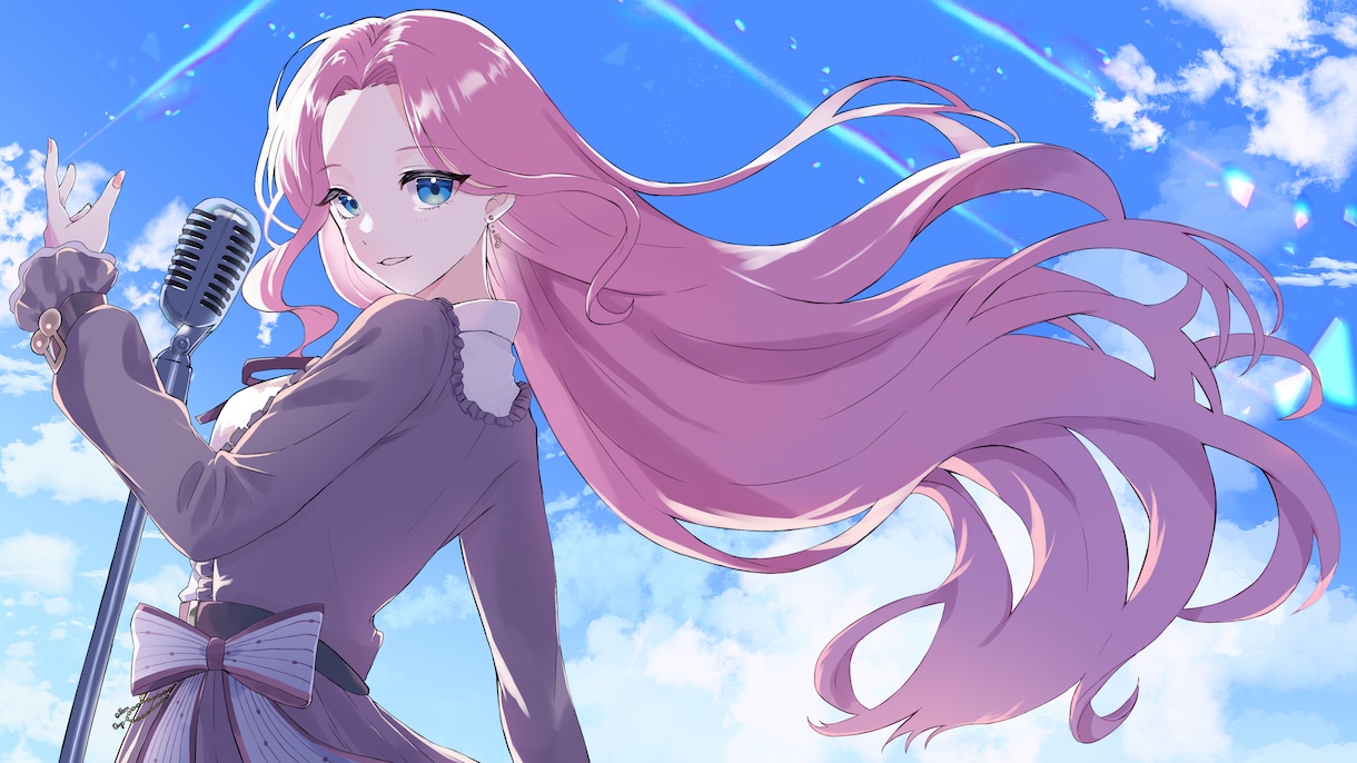 透明感ある可愛い立ち絵・イラストを制作します 透明感のある可愛いイラスト｜キャラデザから対応◎ イメージ9