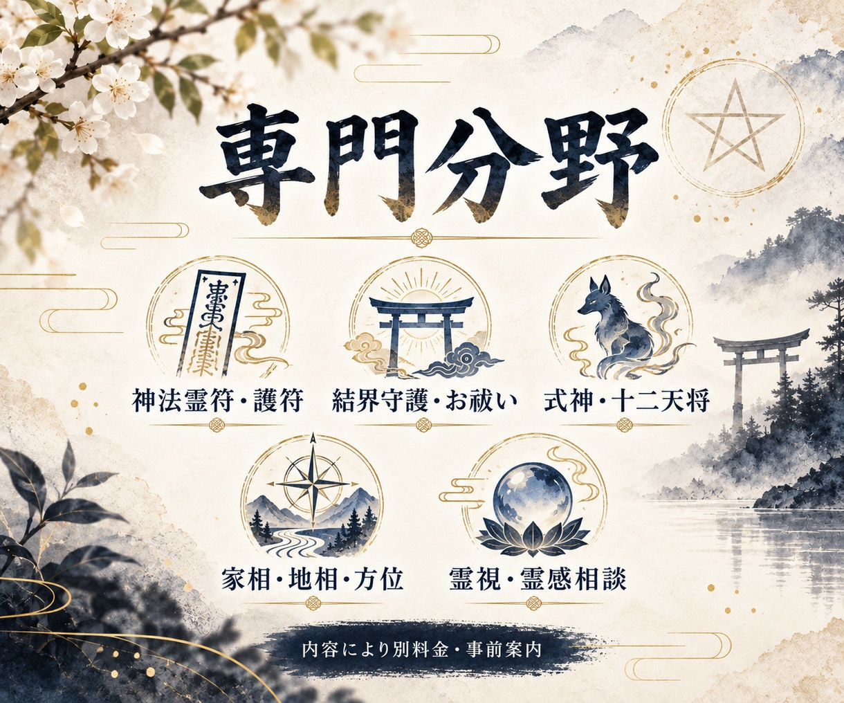 陰陽師が霊視・霊感で人生のお悩みを伺います 神道・陰陽道の修行を重ね、あなたの迷いに誠実に向き合います イメージ3