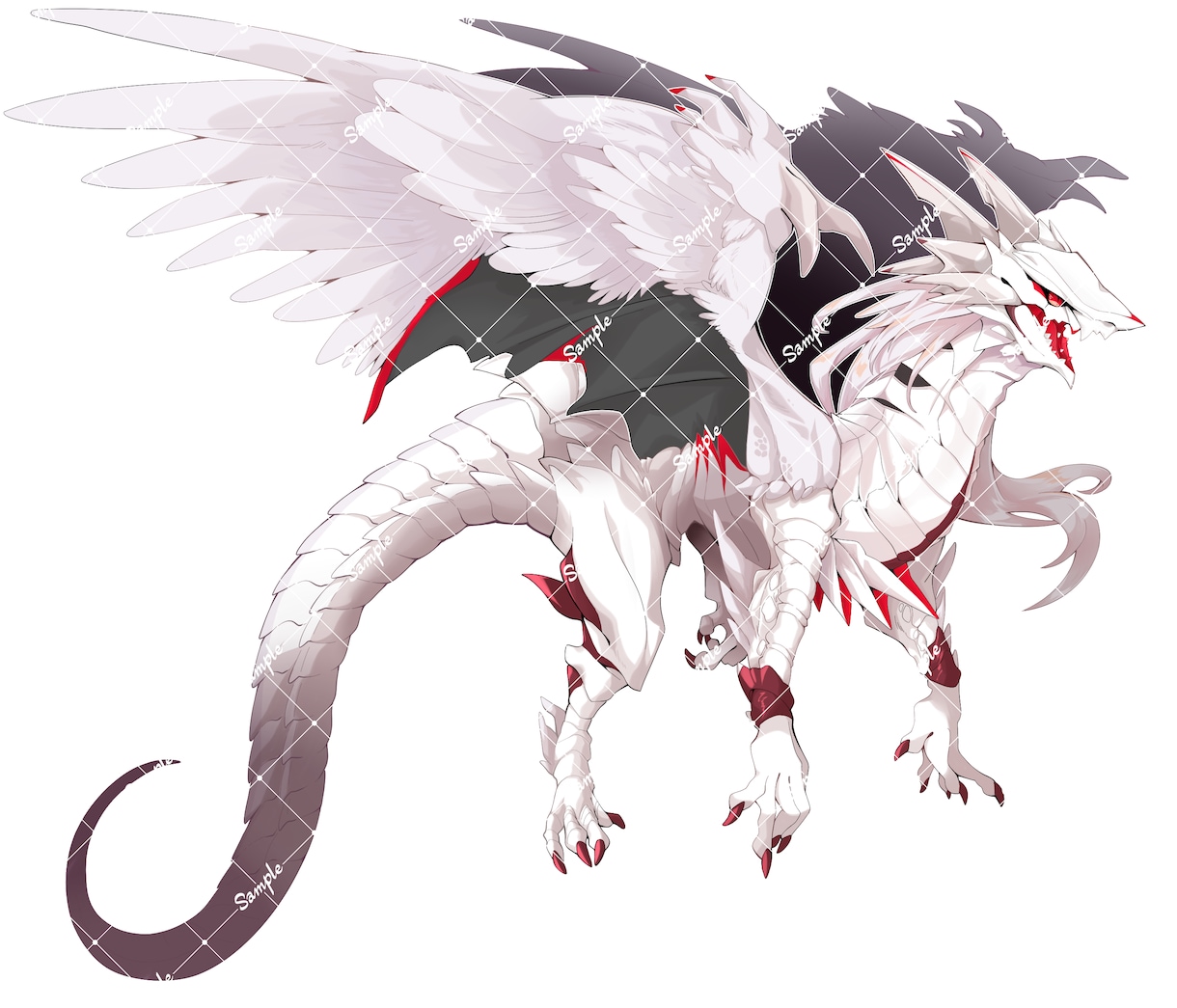 擬獣化イラスト制作します キャラクターをもふもふ擬獣化！ドラゴンも◎！ イメージ2
