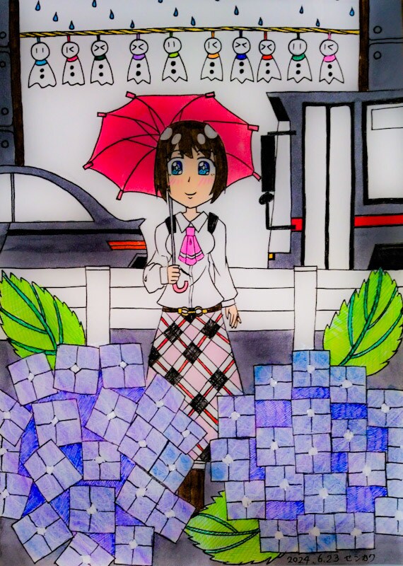 A4でアナログのオリジナルイラストを描きます アナログのオリジナルイラストなら線描く書房がオススメ イメージ1