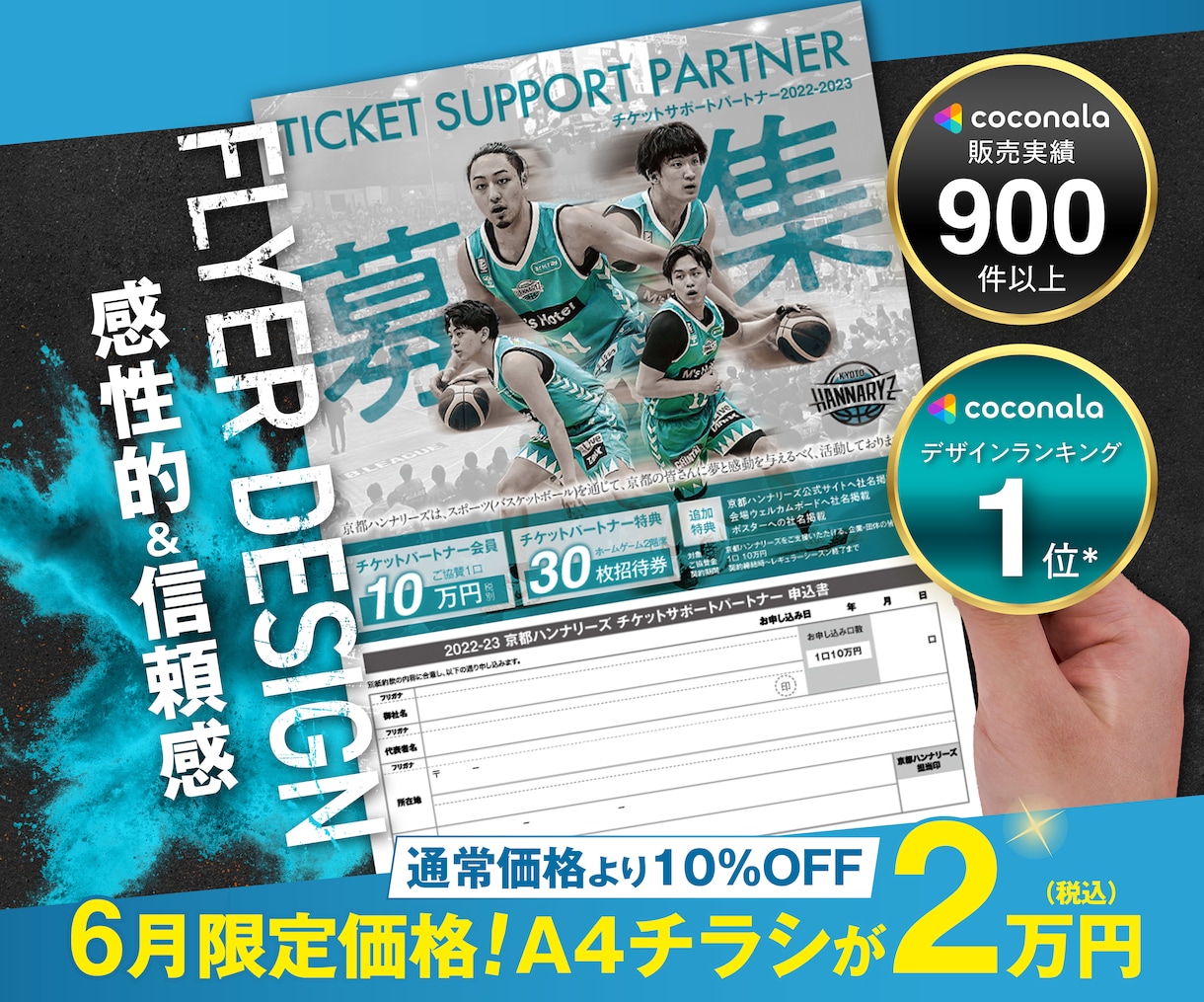 初めての方歓迎！感性的で信頼感あるチラシ作成します チラシ修正無制限、ココナラ評価5.0のPRO認定サービス イメージ1