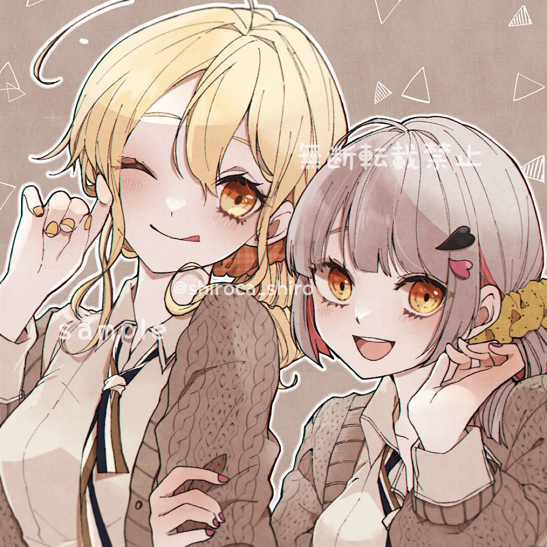 アイコン作成します かわいい女の子・男の子のアイコンを作成します！ イメージ3