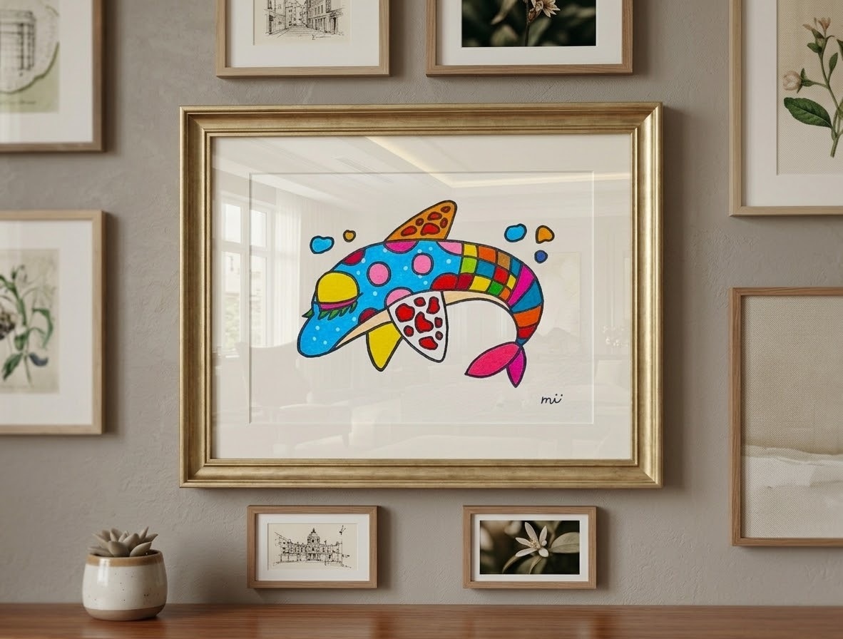 ビビットなカラフルイラスト描きます ビビットカラーの世界で一匹の動物たちを描くのが得意！ イメージ3