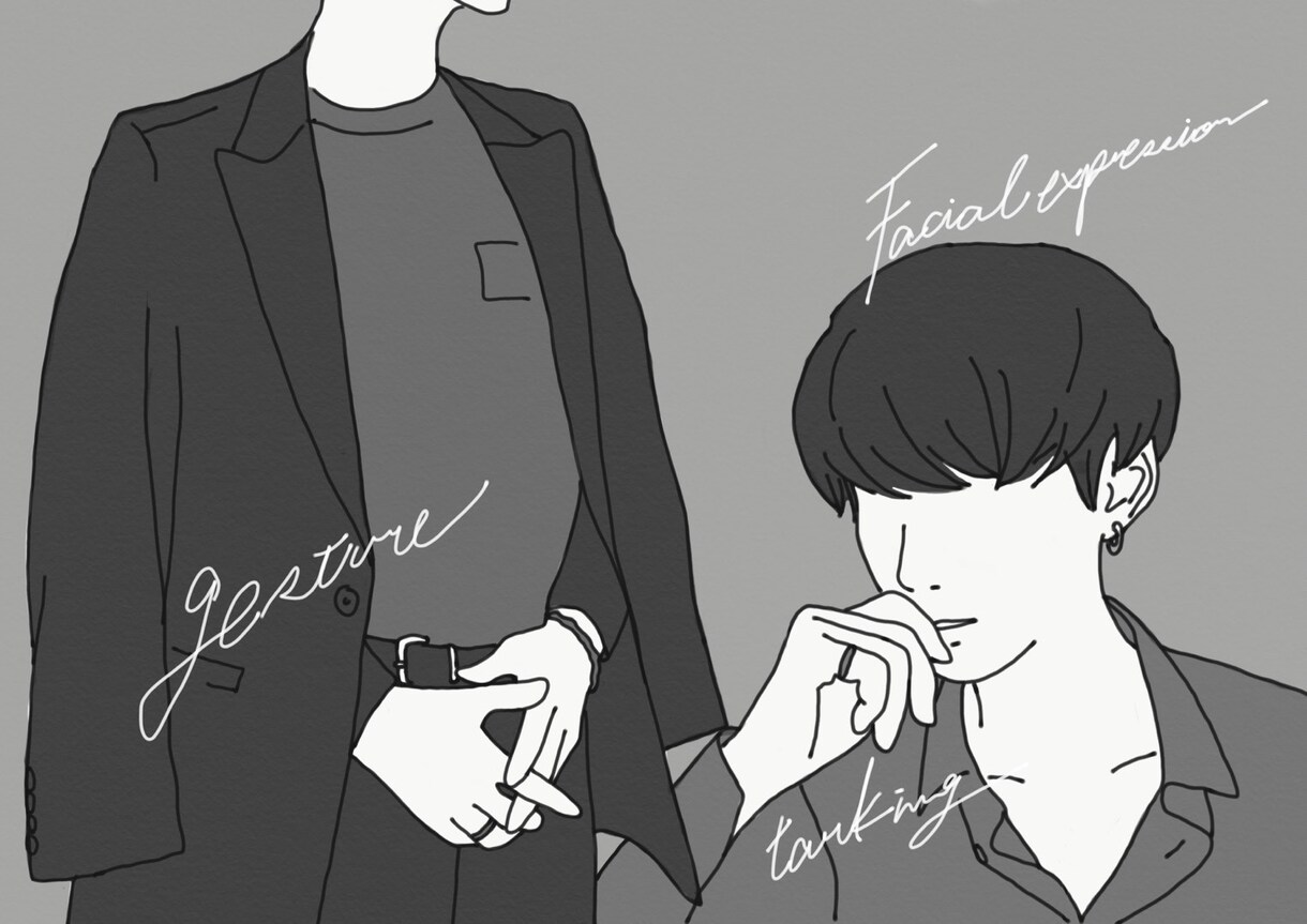 シンプルカッコいいイラスト描きます シンプルでモダンな雰囲気の人々やシーンを作成します！ イメージ1