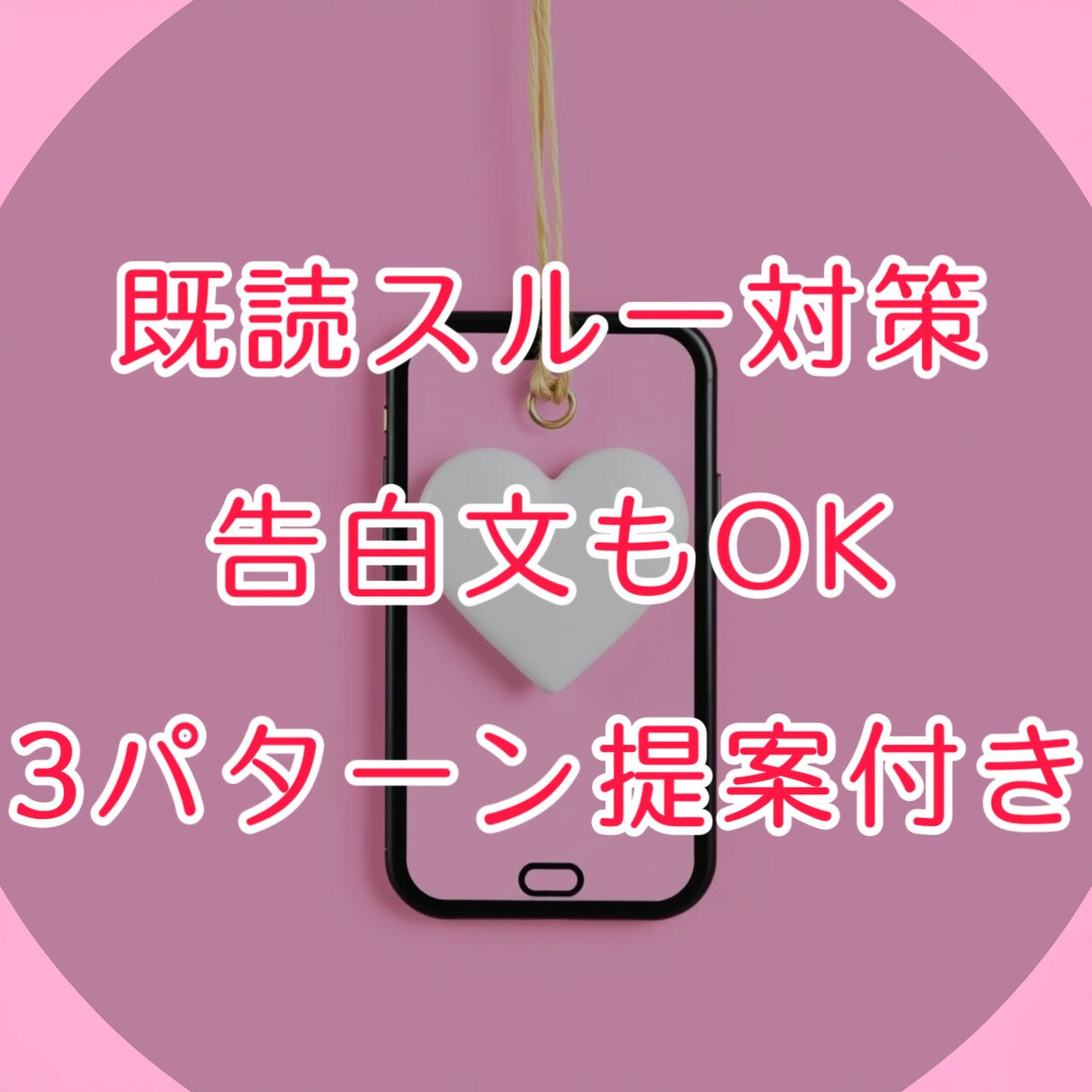 恋愛LINEの返信をあなたの代わりに考えます 恋愛LINEの返信、3案ご提案します！ イメージ1