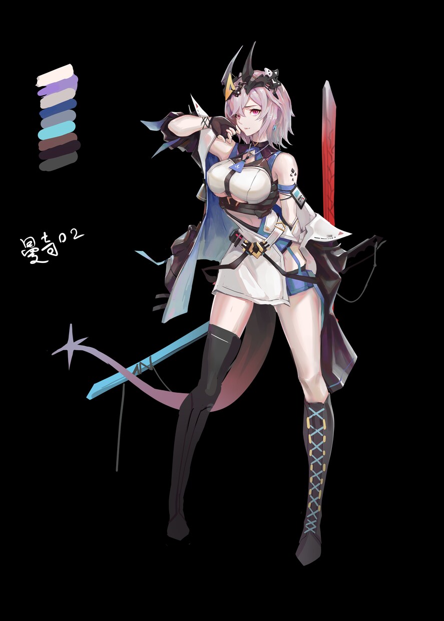 Live2D用パーツ分けイラスト・立ち絵制作します Vtuberキービジュアル、ゲーム、TRPGにも イメージ7