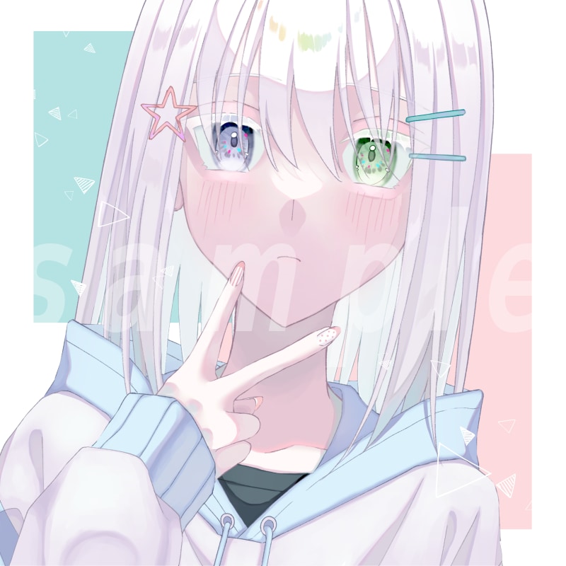 アイコンサイズのイラストを作成します 表情豊かで色鮮やかなイラストを描きます イメージ1