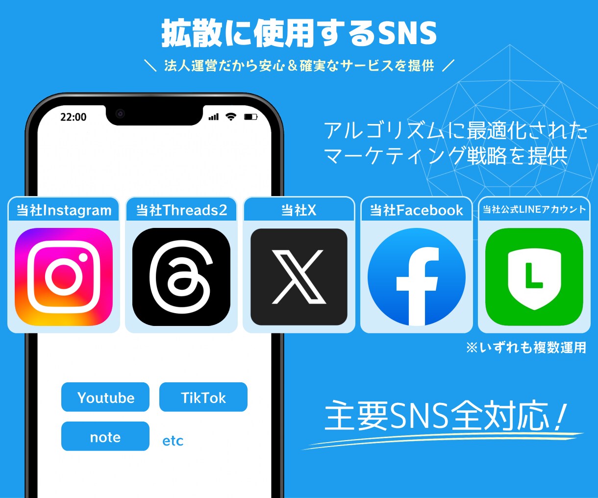 Xの海外フォロワーを拡散で1000人以上増やします X｜Twitter｜フォロワー｜海外｜拡散｜宣伝｜保証有 イメージ5