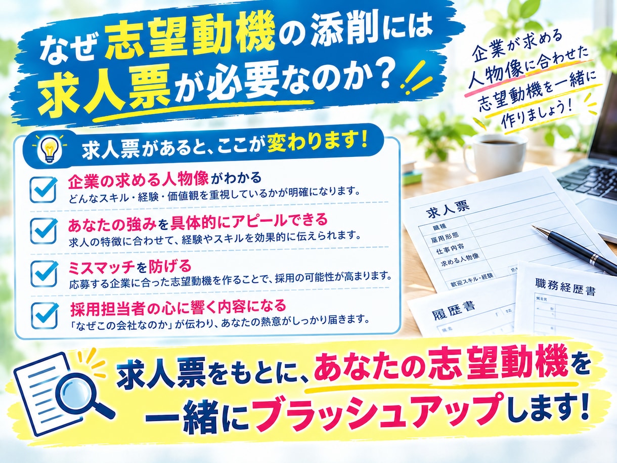 WEB業界希望者キャリア相談＆応募書類添削致します 【ココナラ初出品 限定価格】でご提供（10月末まで） イメージ3