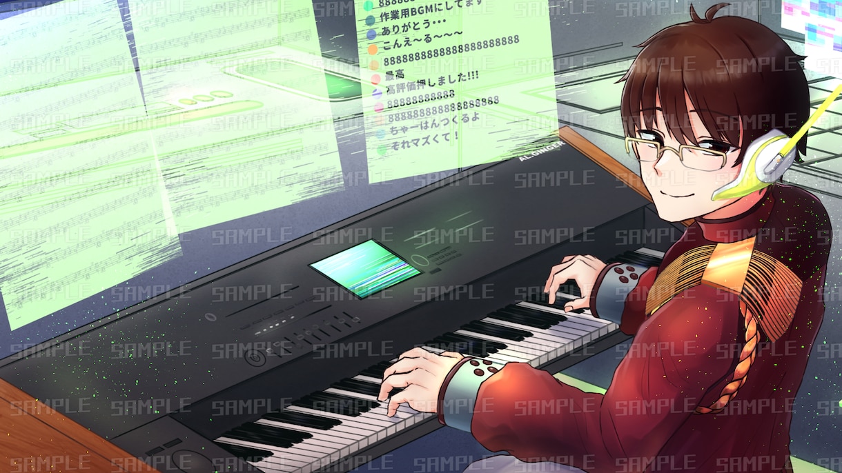 イラスト作成承ります 一枚絵、サムネイル用のイラスト作成いたします！ イメージ9