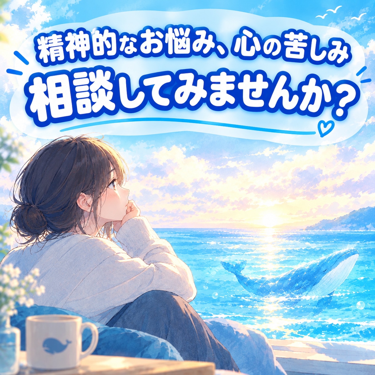 メッセージで精神的なお悩み心の苦しみ伺います 相談員が精神的なお悩みや心の苦しみの相談になります イメージ1