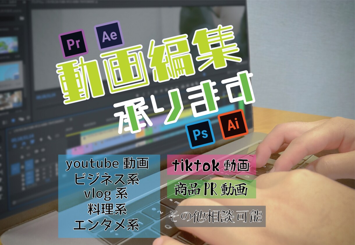 希望に沿った動画編集いたします youtubeやtiktokもお任せください。 イメージ1