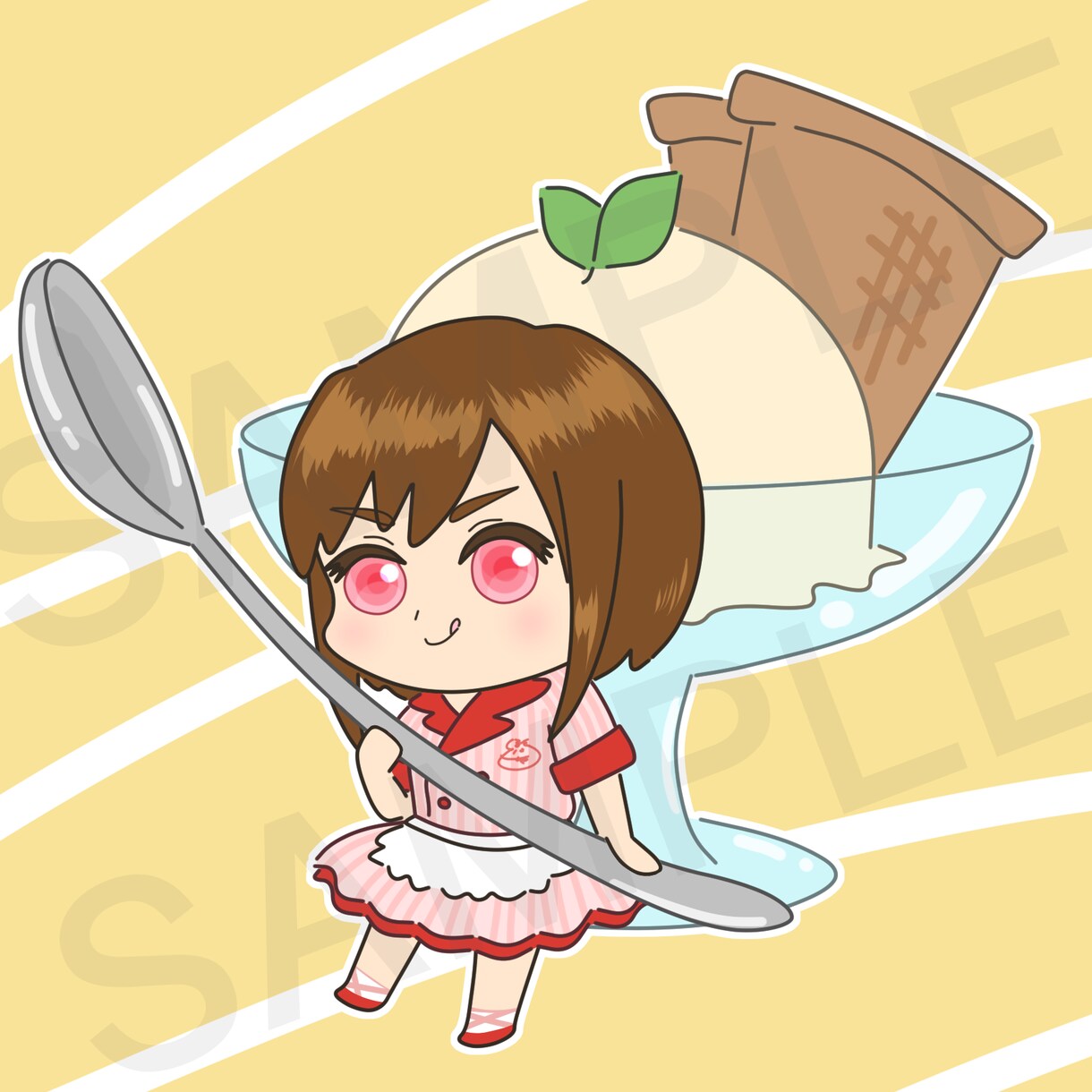 商用利用OK◎かわいいミニキャラ描きます 2~2.5頭身のキャラ！デザインからのおまかせも可能です◎ イメージ5