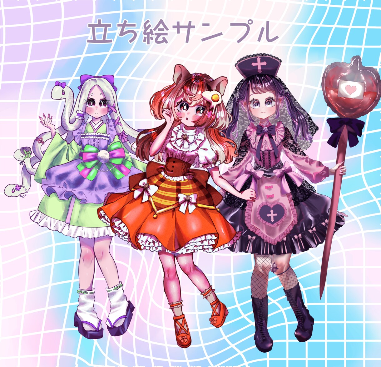 TRPG.IRIAMなどの立ち絵制作します IRIAM、TRPGなどに使える立ち絵制作します！ イメージ4