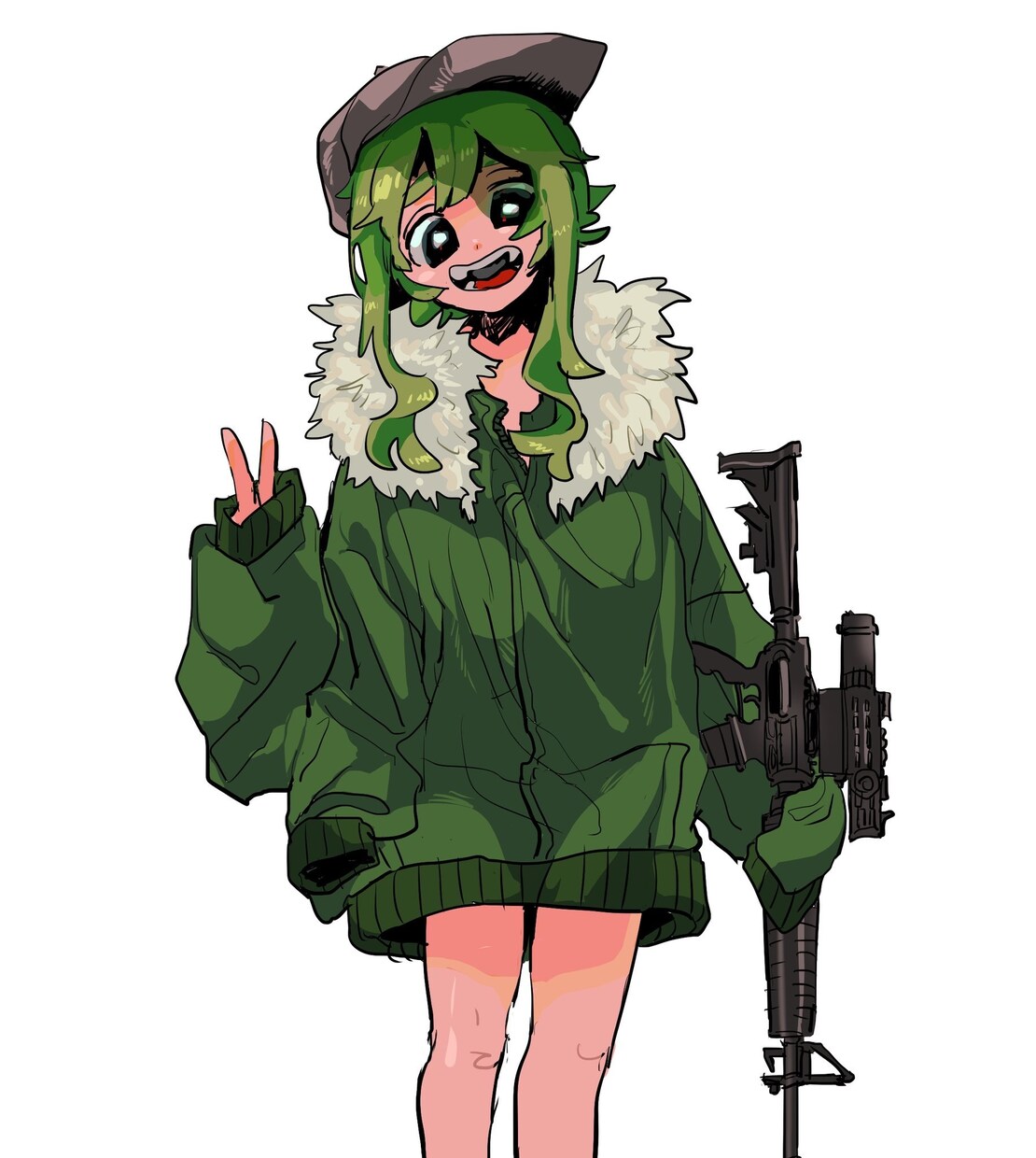 かわいい女の子のイラスト描きます 可愛い物好きの方を満足させます！任せてください！ イメージ1