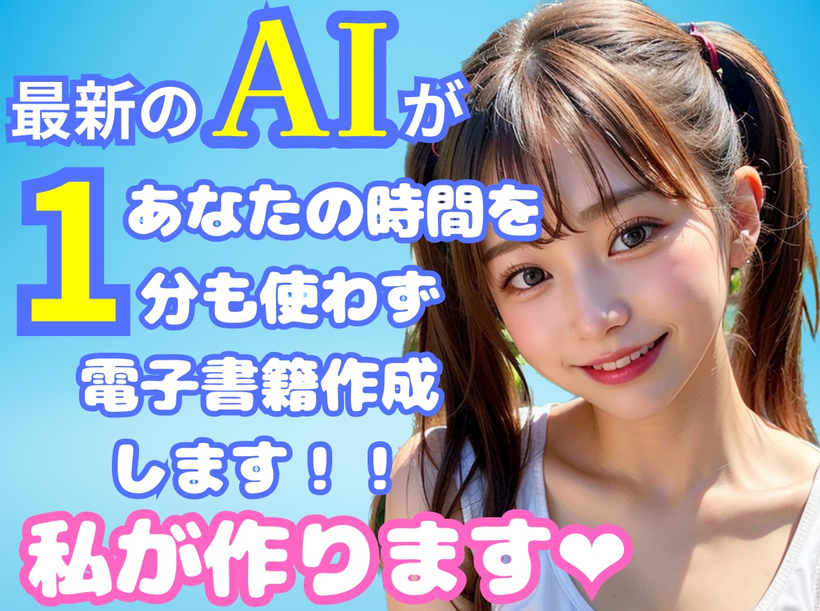 労力0！AIがあなたの電子書籍を作成します 労力0！最新のAIを活用して集客のできる書籍を作成します イメージ1