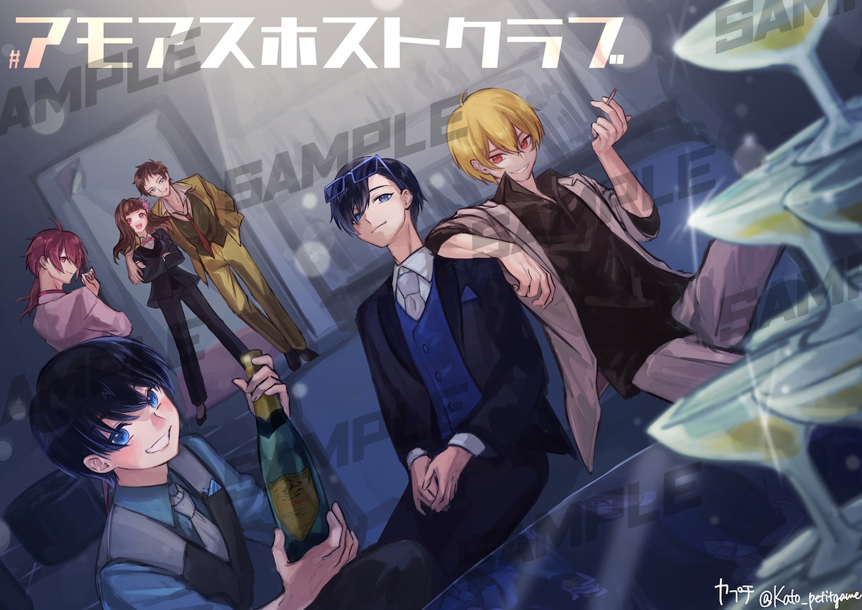 キャラクターのデザイン、立ち絵を制作いたします TRPGやマダミスなどの立ち絵にも！ イメージ9