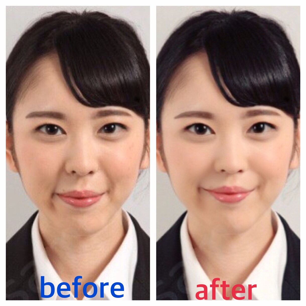 顔写真ナチュラルに盛れます 【プロフィール・SNS用の写真、綺麗に盛りたい人】 イメージ1