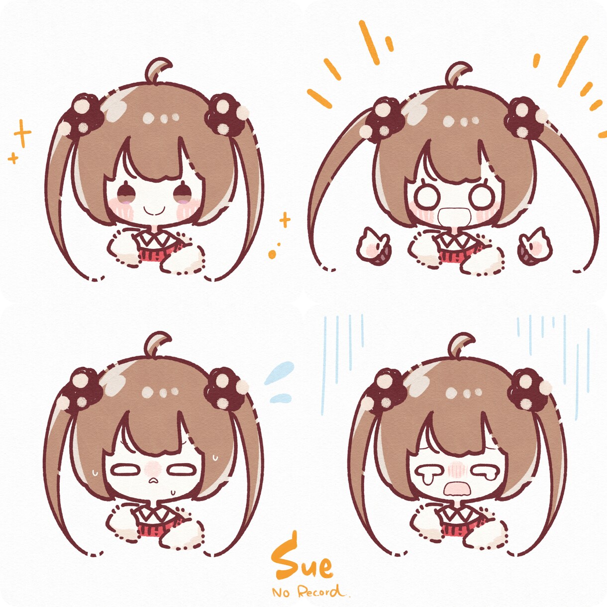 お手頃価格でかわいいイラストお描きします お急ぎ便あり！アイコンやグッズ利用など！ イメージ6