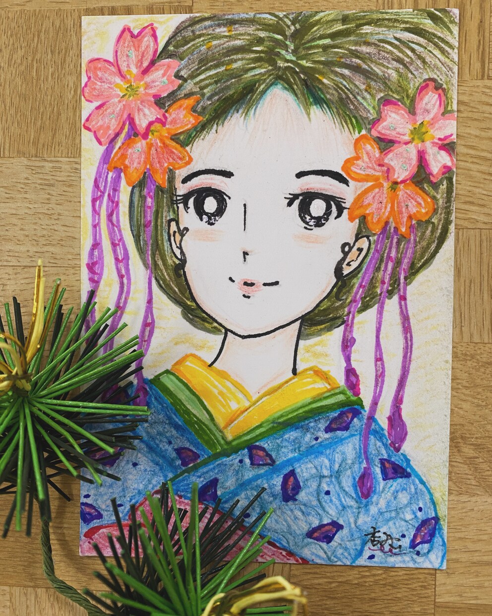 手描きイラストで癒しや喜び優しさをあなたに送ります 優しさ溢れるイラストで自分や大切な人に届けます イメージ6