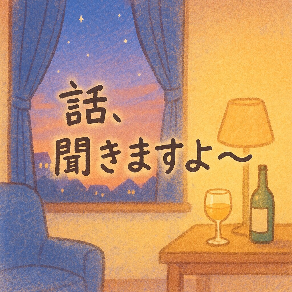 お試しでも、お気軽にどうぞ、お待ちしてます 恋バナ・人生の話、誰にも言えないことでもOK イメージ1
