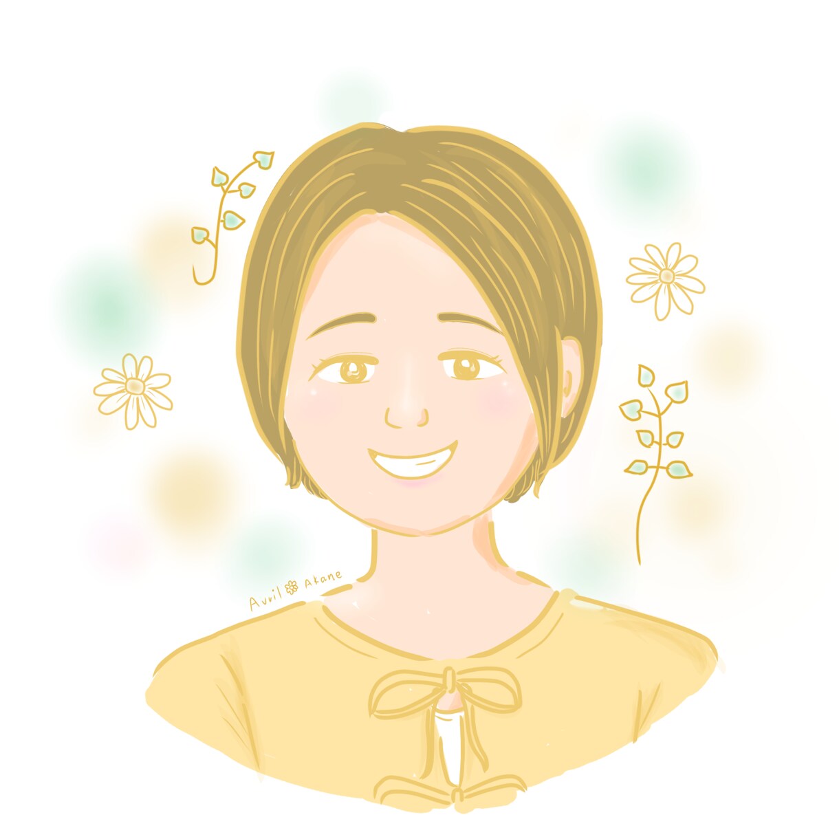個人事業主向け優しい雰囲気の似顔絵アイコン描きます 初めましてでも親近感を与えお仕事に繋げたい方へ イメージ6
