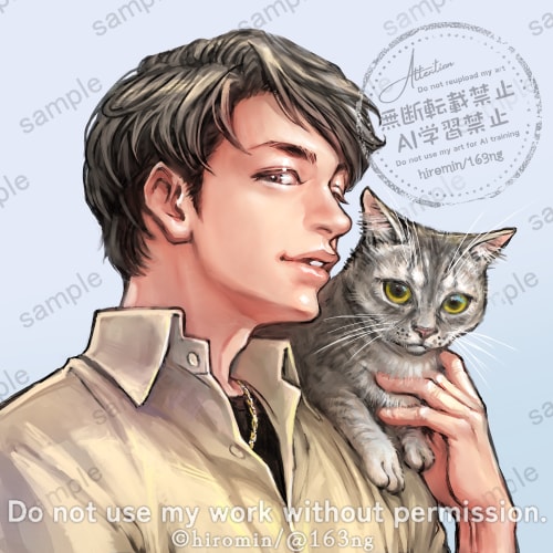 ８千円➡️５千円で❣️目を惹くアイコン描きます リアルめの美麗イラスト✨似顔絵やペア画も⭕ イメージ8