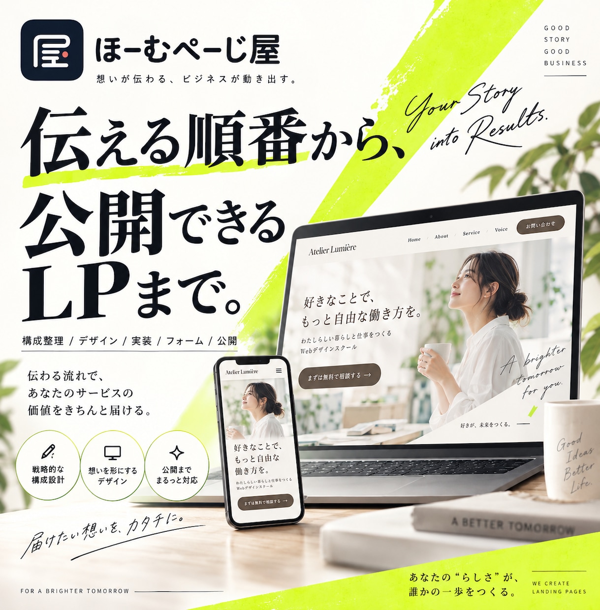 WordPressで更新できるLPを一式制作します 構成から公開後の更新までWordPressで一貫対応 イメージ1