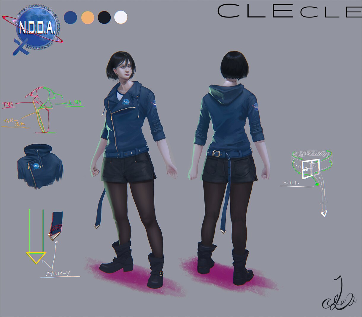 リアルタッチの「キャラクター立ち絵」を制作します あなたの想像するキャラや、見てみたいキャラを制作します イメージ8
