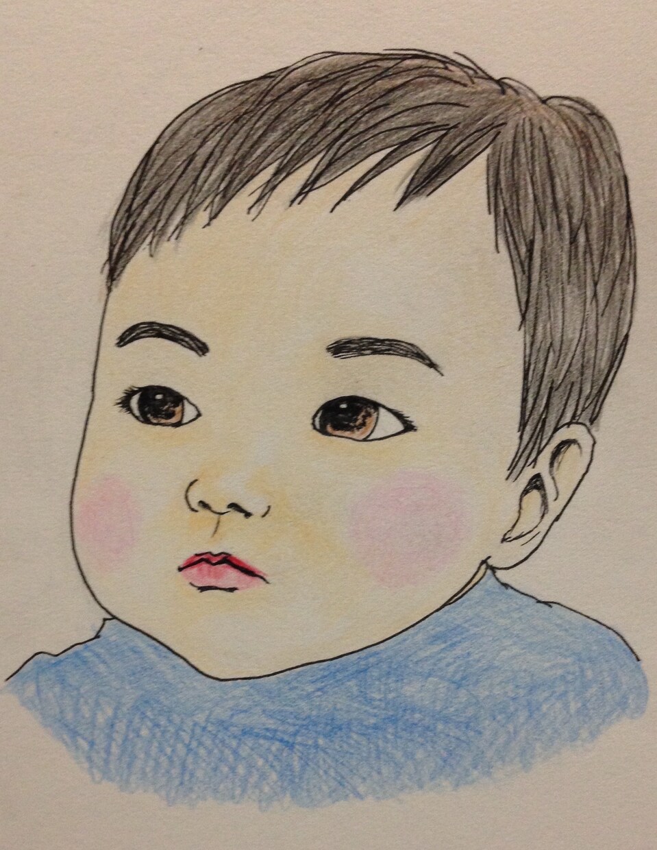 手描きで温かい似顔絵描きます！大切な方へのプレゼントにどうぞ♡ イメージ2