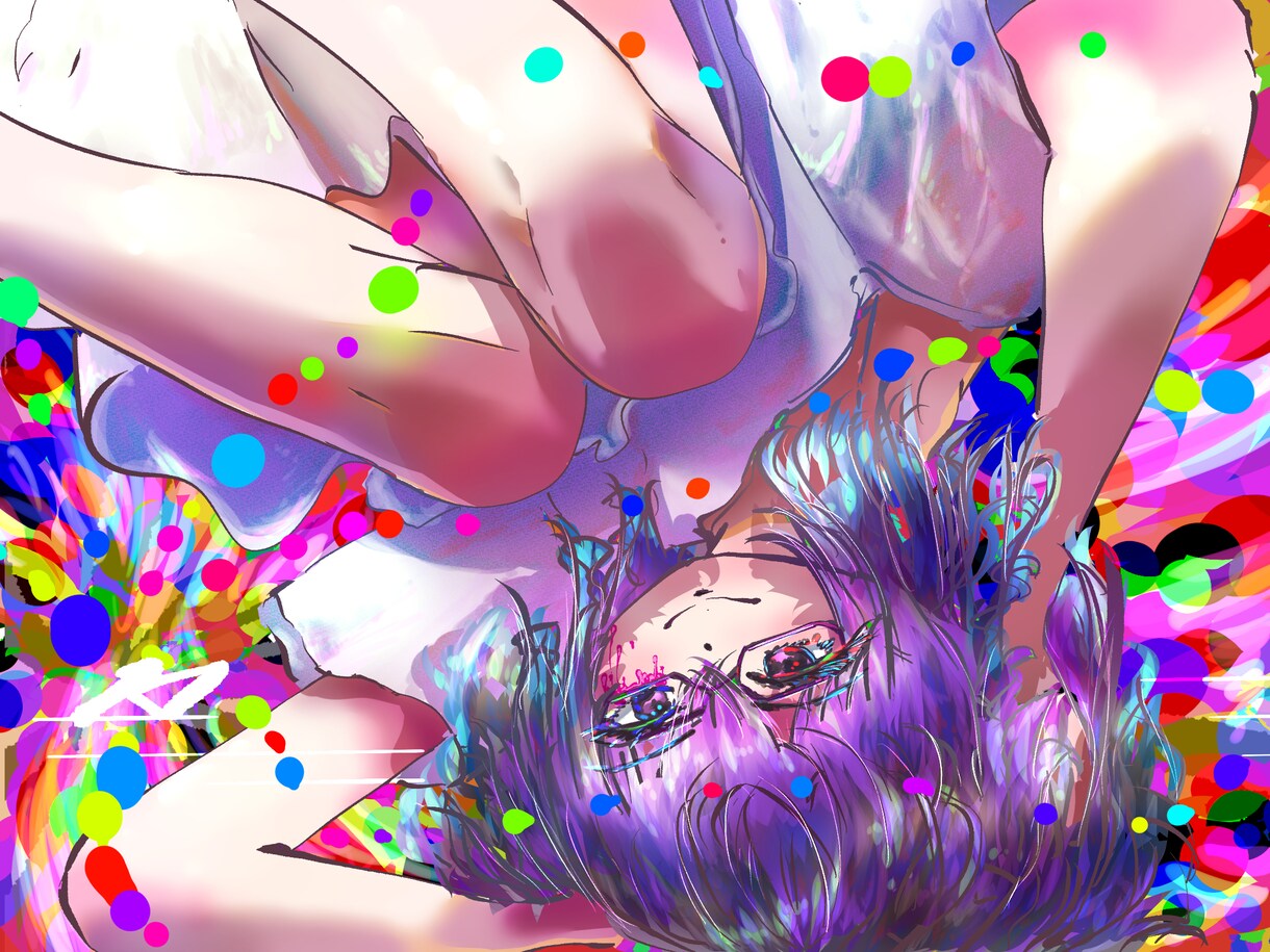 高彩度で目立つSNSアイコン・イラスト描きます 高彩度・多色・情報量多めのイラストを制作いたします。 イメージ4