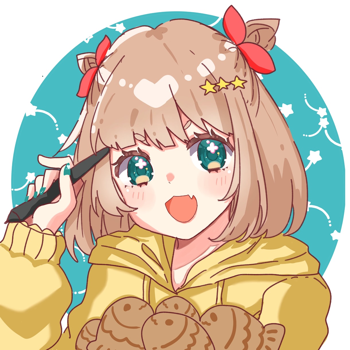 SNSアイコンを作成致します ポップで可愛いアイコンイラストを作成します！ イメージ1
