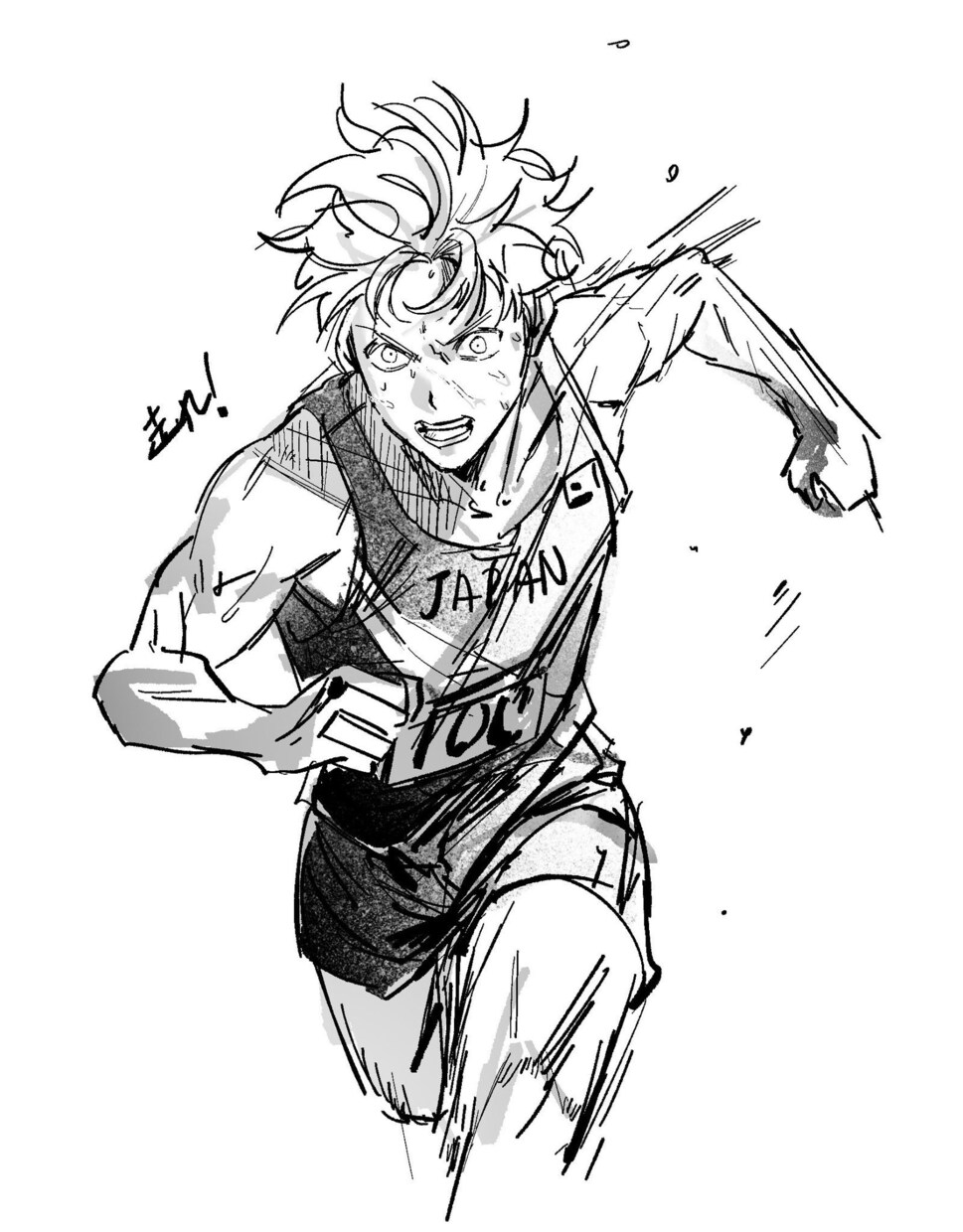 スポーツ姿描きます スポーツの夏が来た！もしも推しが選手だったら？ イメージ4