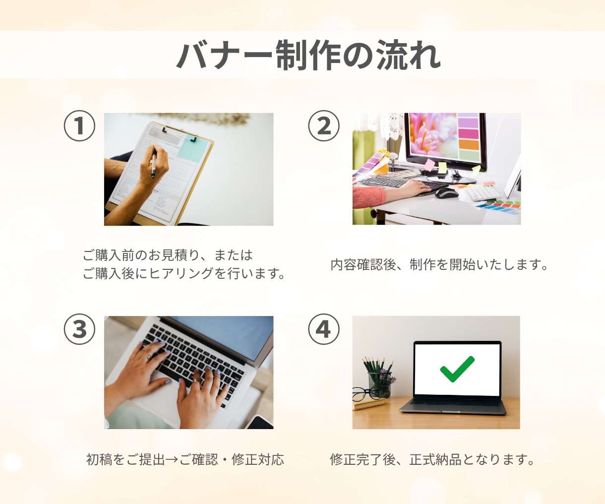 集客につながるバナーをCanvaで制作します 広告・商品宣伝・店舗宣伝などどんなバナーでもお任せください！ イメージ2