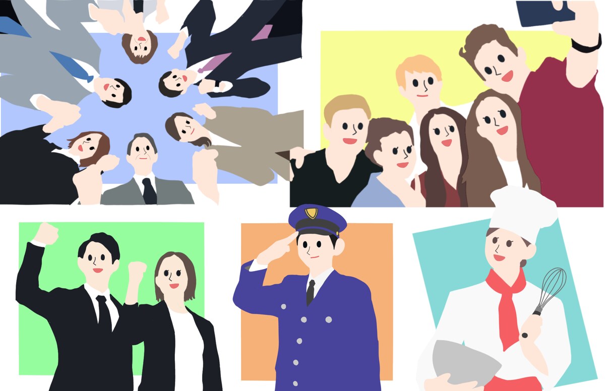 写真をシンプルなイラストにします お客様の“特別な一枚”を、シンプルで使いやすいイラストに！ イメージ1