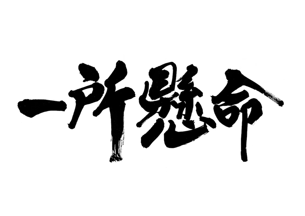 社是や経営理念を信頼性のある筆文字でお書きします 信頼性と温かみのある筆文字をご提案いたします イメージ3