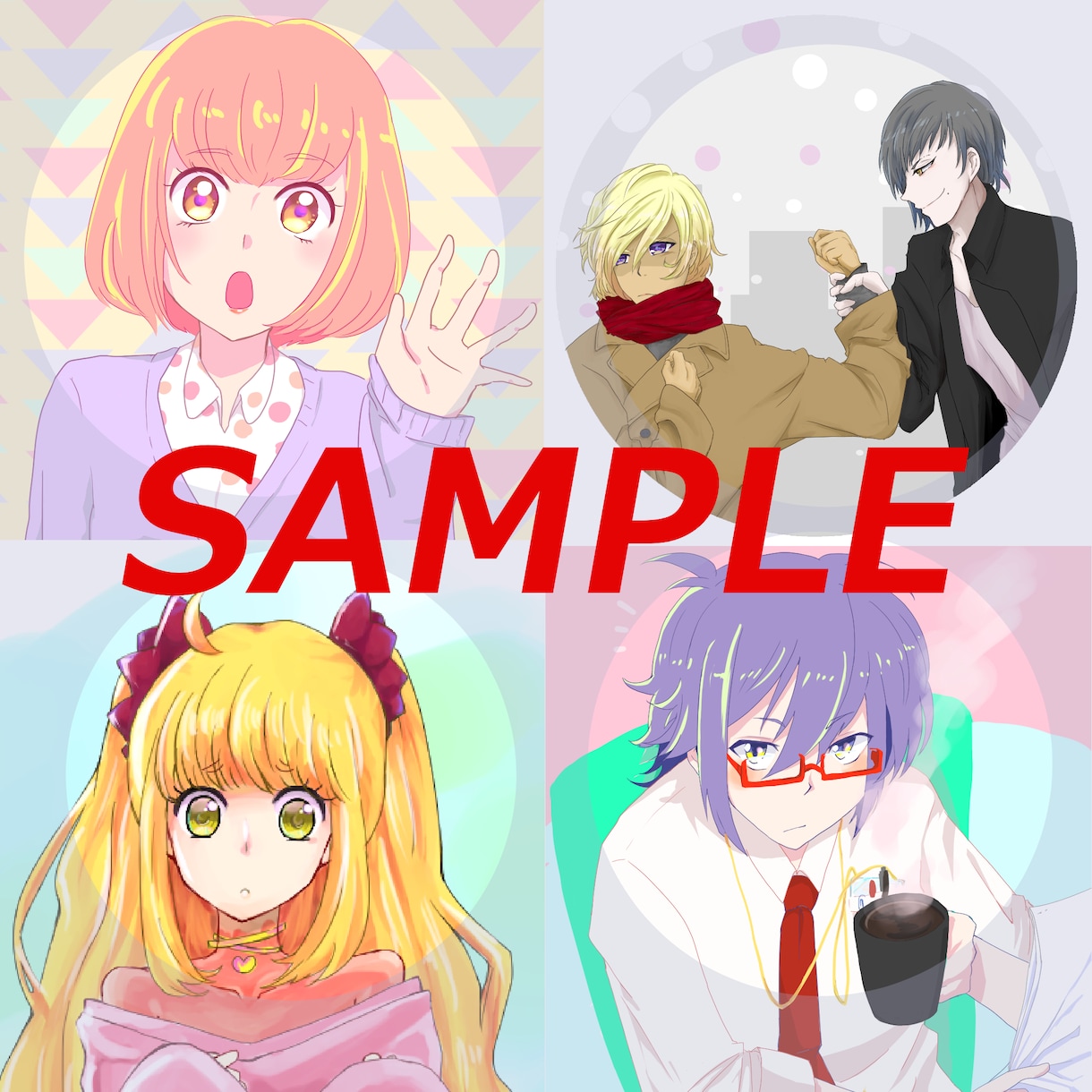 ポップなアイコン作成します オリジナルのポップな色調のアイコンが欲しい方へ！ イメージ1