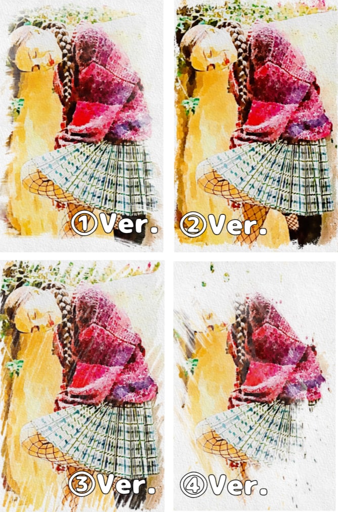 水彩画風の似顔絵、模写、イラスト加工します あなたのお写真、イラストをを水彩画イラスト風にします。 イメージ5