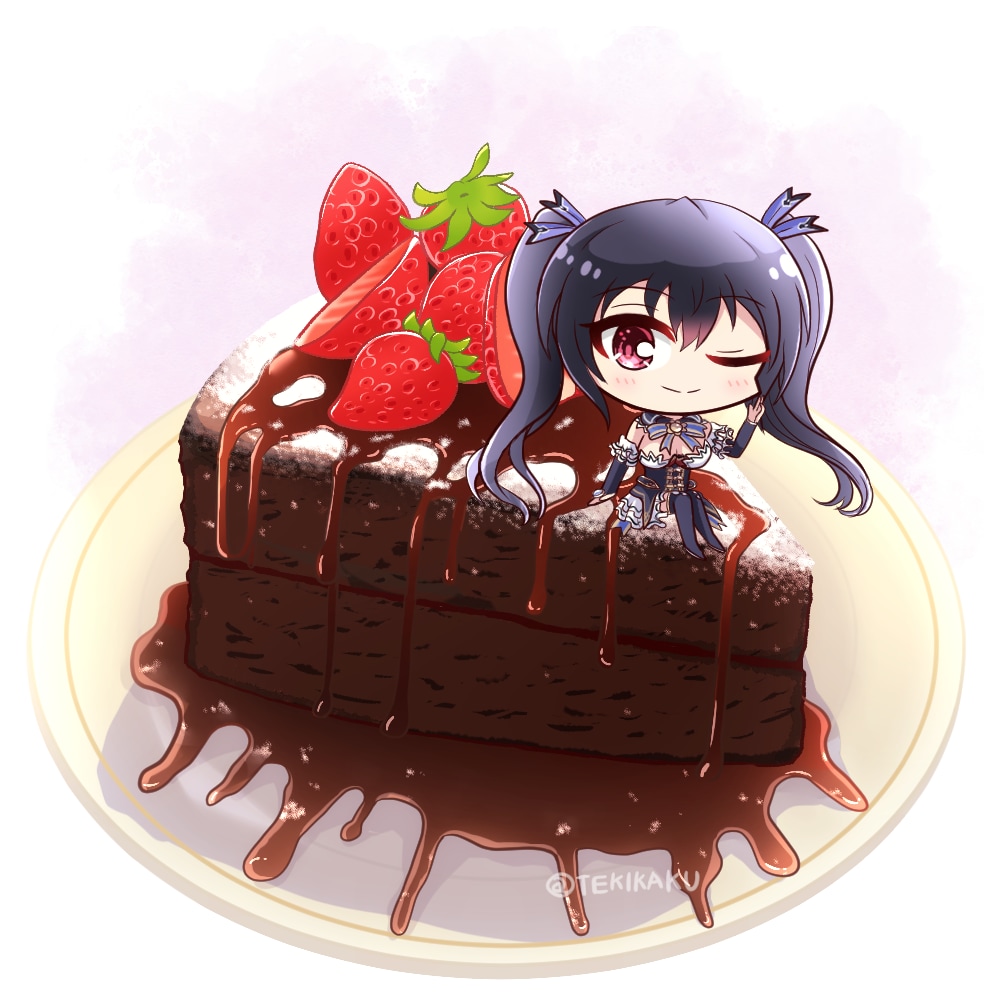 食べ物×人物のデフォルメイラスト制作します 食べ物にデフォルメなどを添えたイラストをお描きします イメージ1