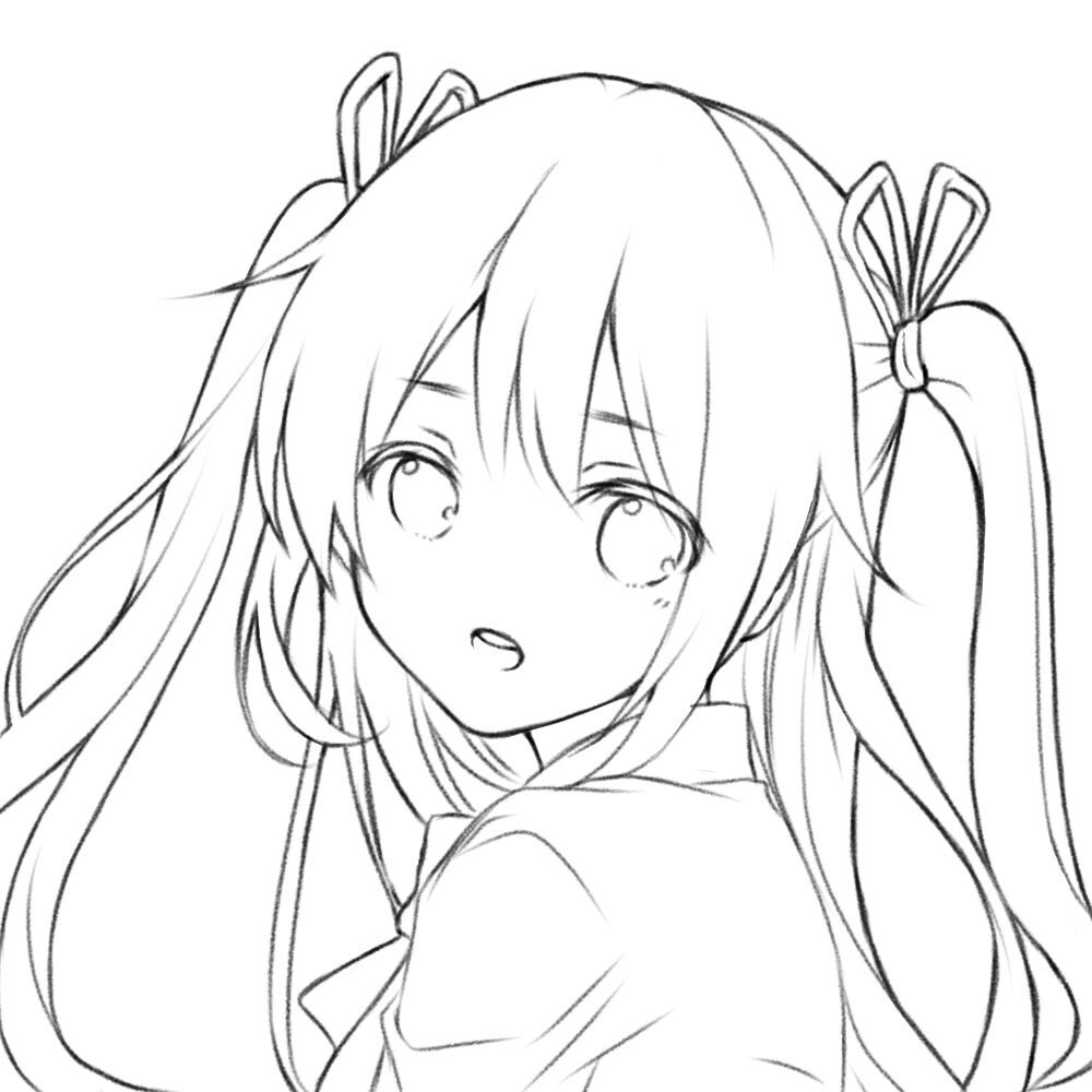 キャラクターを線画にします 塗る事が好きな方、自作キャラを描いてほしい方にオススメです！ イメージ5