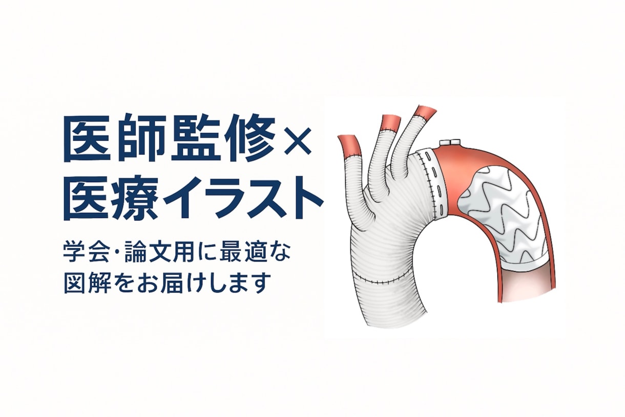 図解×医師監修 学会・論文イラスト制作します 学会・論文に対応可、正確で伝わる図解 イメージ1