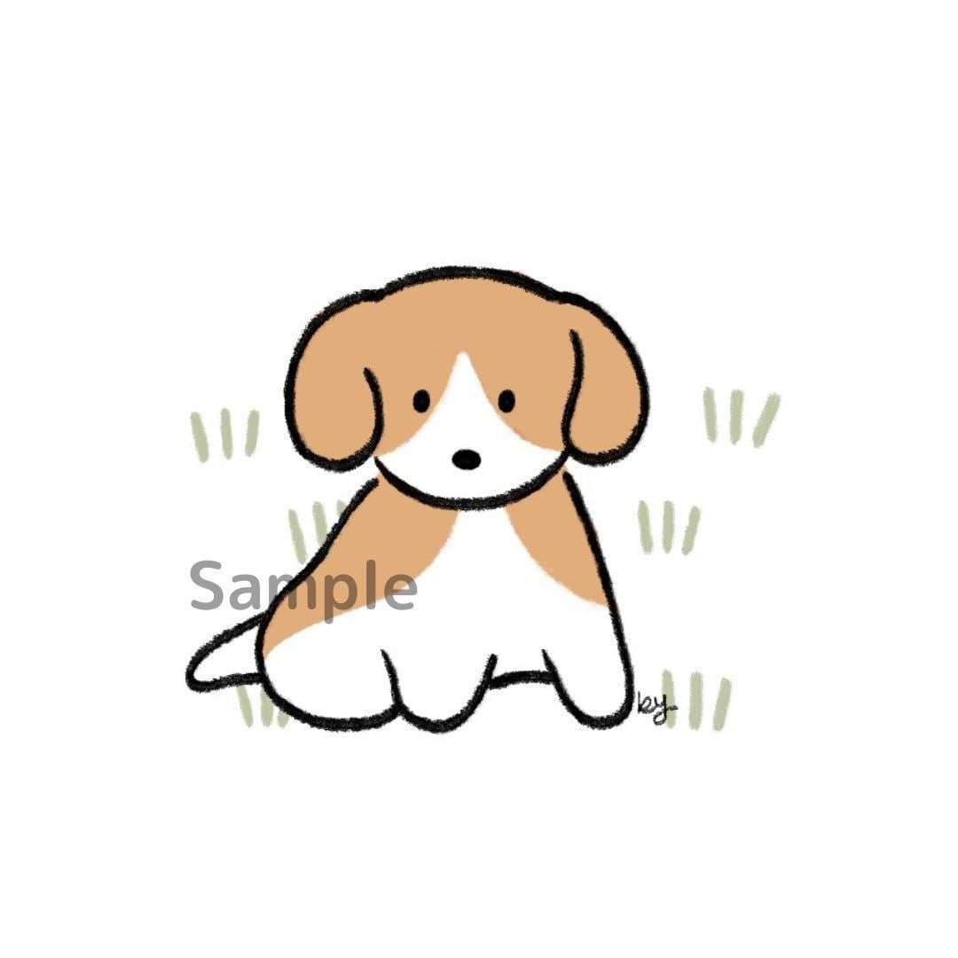 SNSや挿絵にも使える動物イラストを作成します ペット関連の会社様やドッグサロン様のグッズにも◎ イメージ5