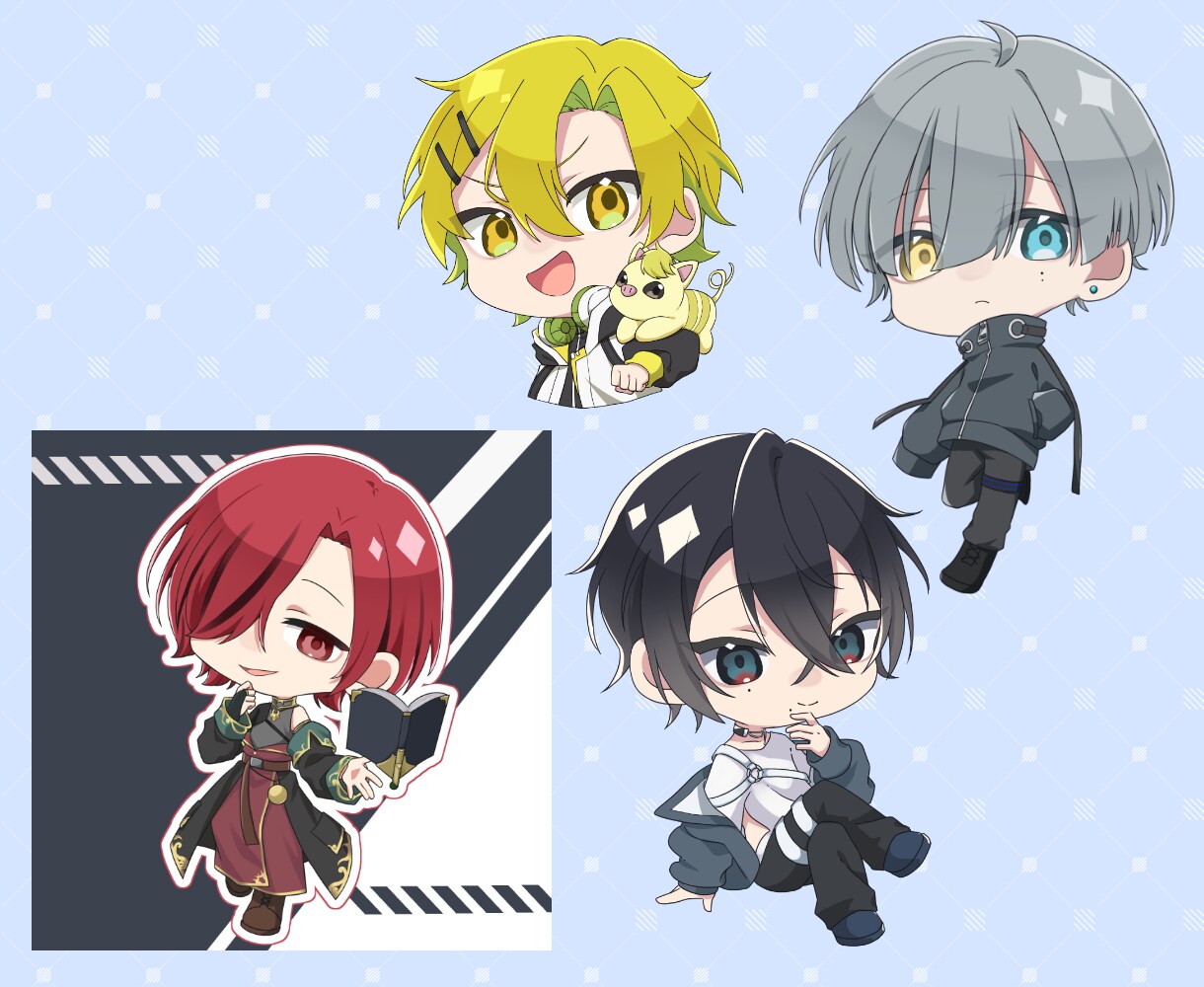 可愛いちびキャラ・ミニキャライラストお手伝いします グッズ、動画用などに使えます！ イメージ7