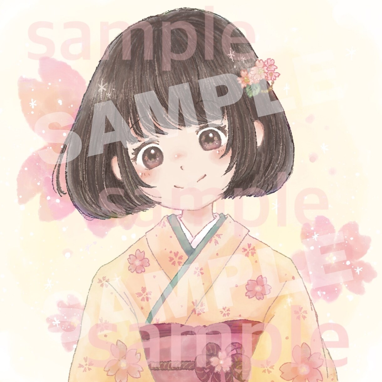 絵本のようなかわいいカットイラスト・挿絵を描きます ♪ふんわり優しい癒しのイラストをお探しの方へ♪ イメージ2