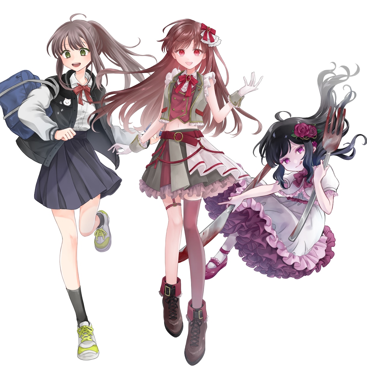 立ち絵制作いたします TRPG・IRIAM・VTuber・ゲーム用など幅広く対応 イメージ4