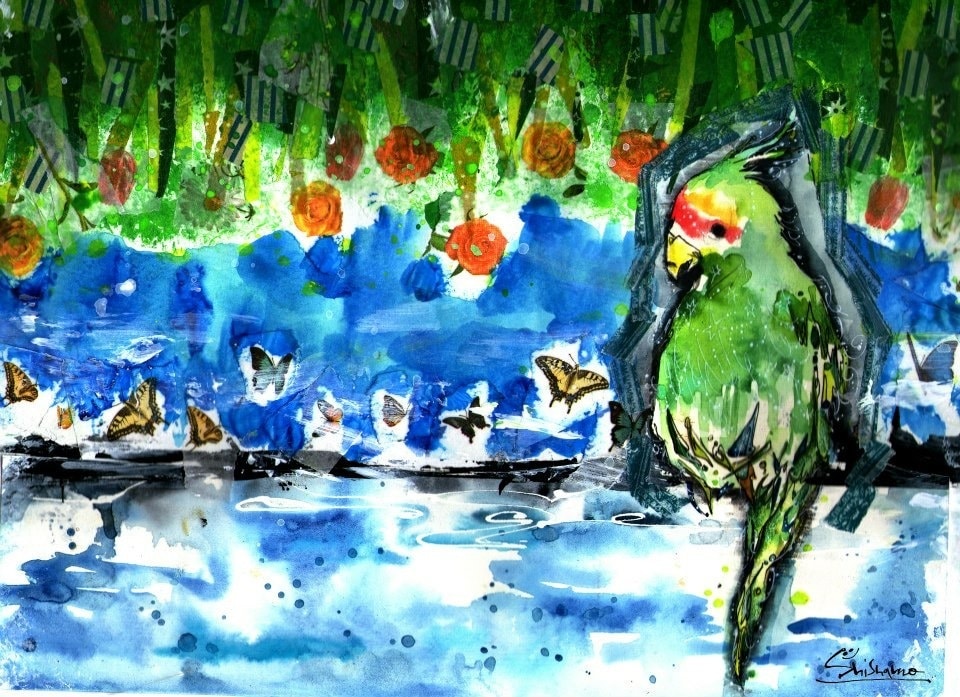 大好きな動物を一枚の絵にします 大好きな動物、ペットをメインに絵をデザイン致します(^^) イメージ2