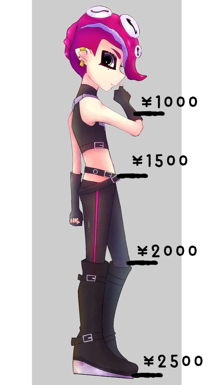 お顔アップ1000円〜、夢絵1500円～描きます ミニキャラから通常頭身までお描きします。 イメージ7