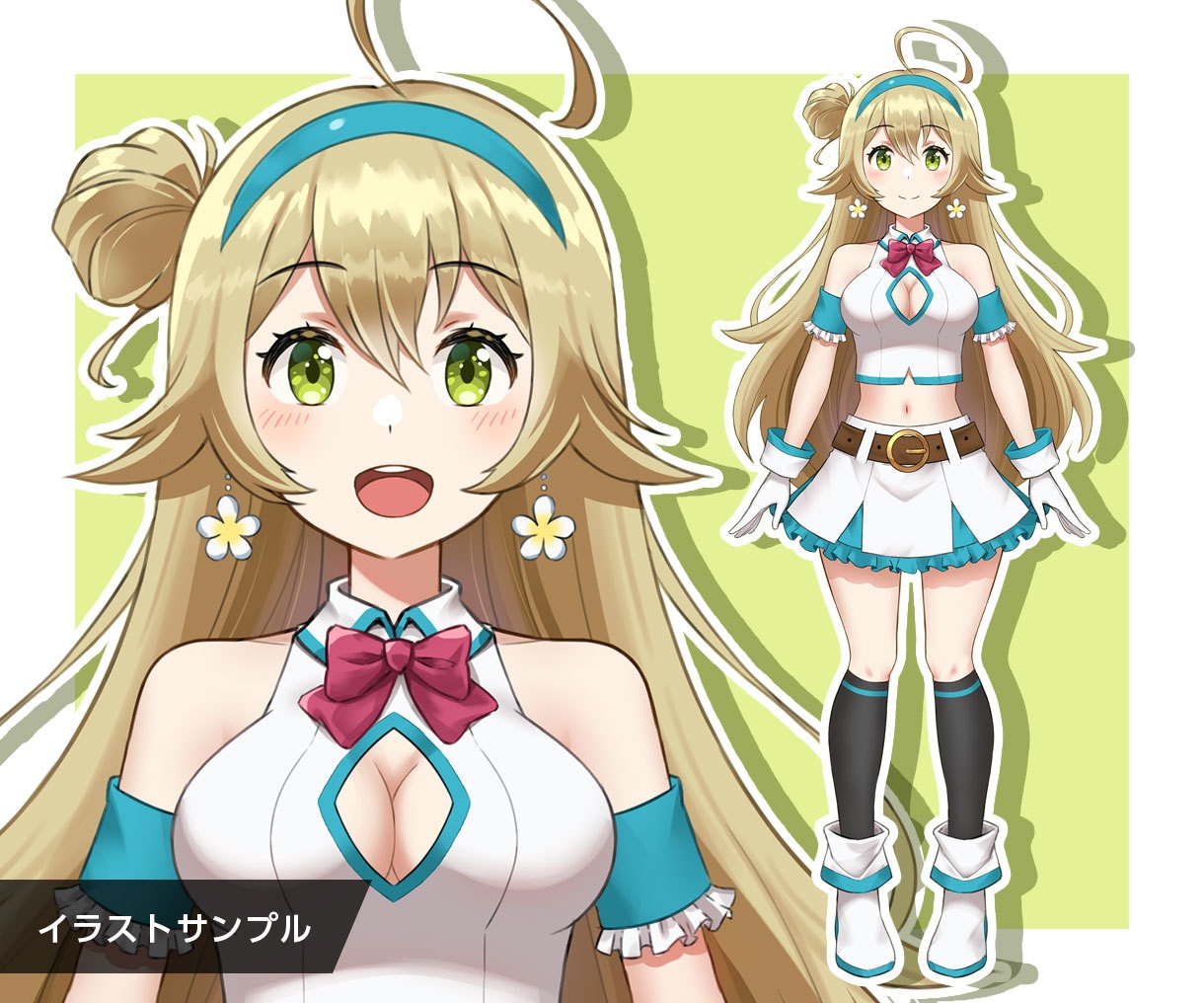 Vtuber様向けLive2D用イラスト制作します あなただけのオリジナルキャラデザインをします イメージ2